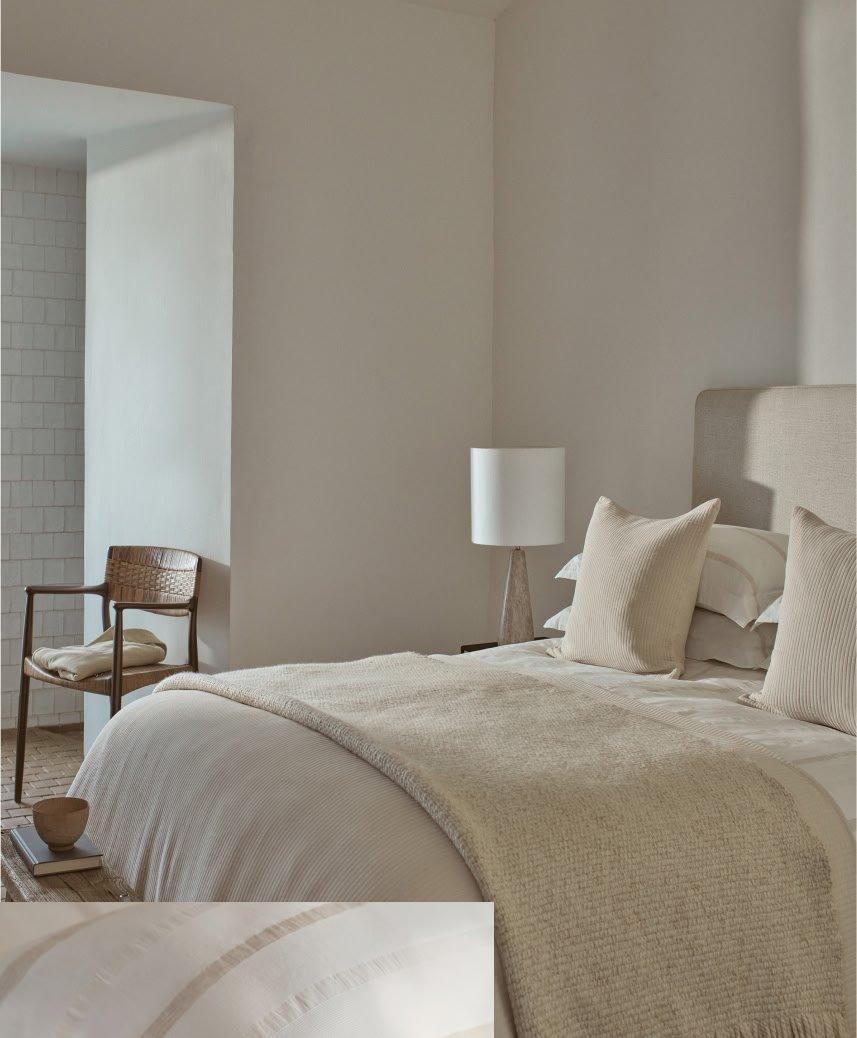 the relaxed bedroom