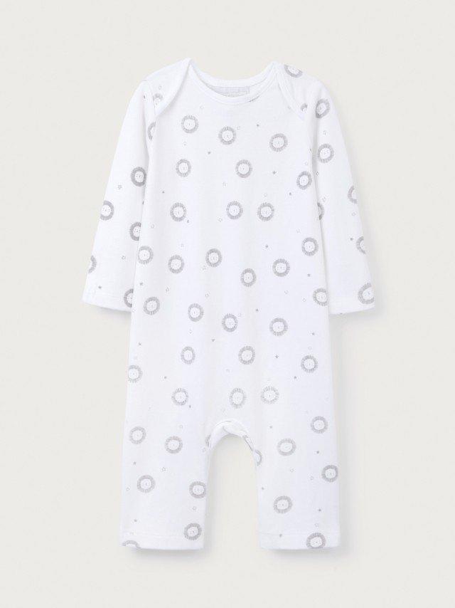 a baby's pink sleepsuit with zippers and a zipper