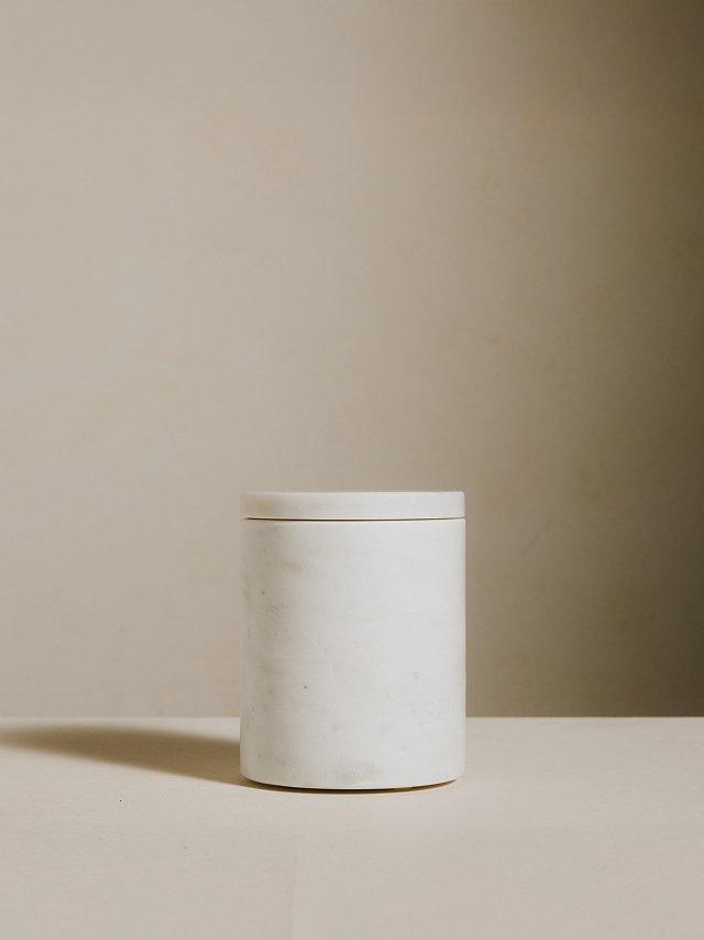 Marble Storage Candle Holder