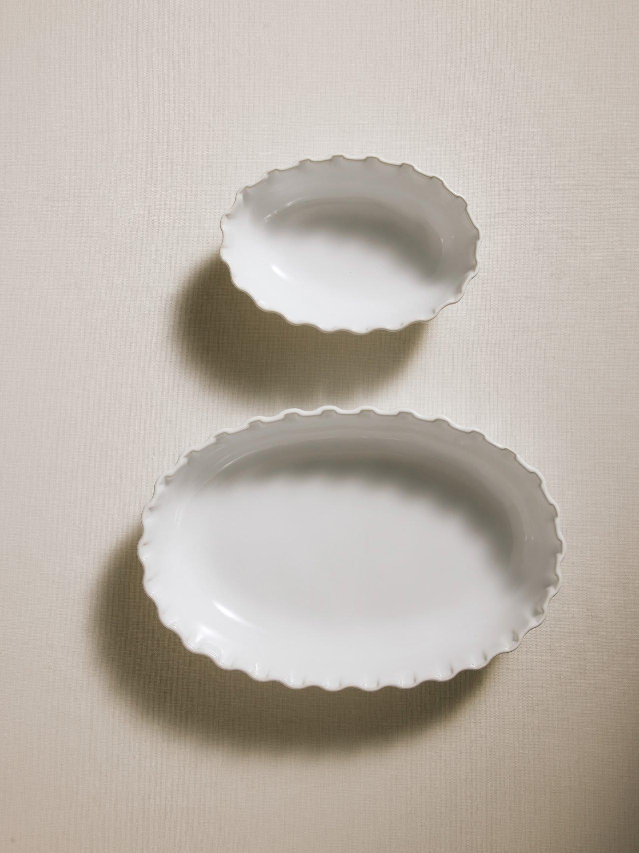 Portobello Ruffle Oven Dish – Small