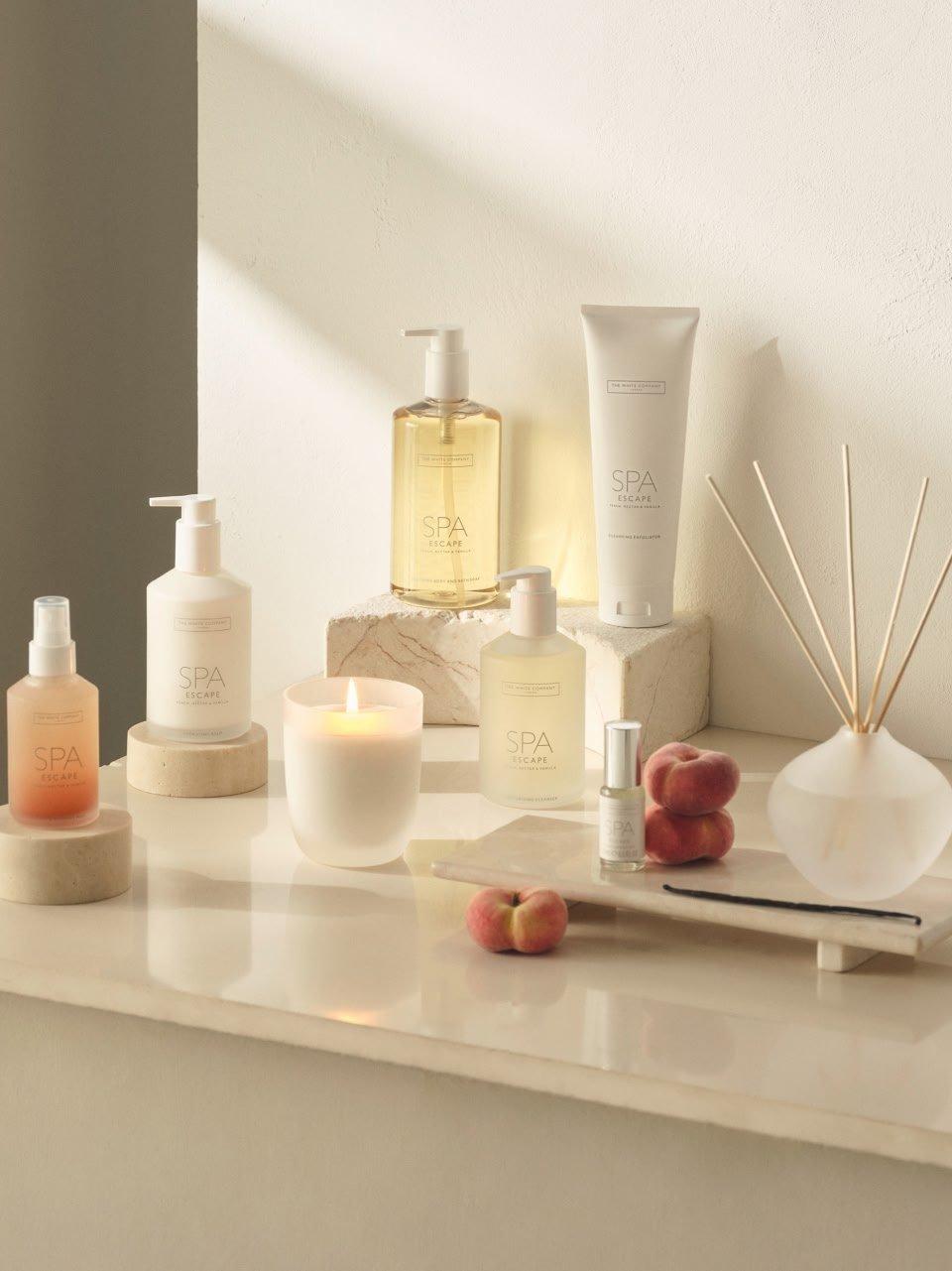 a counter top with a variety of different items on it
