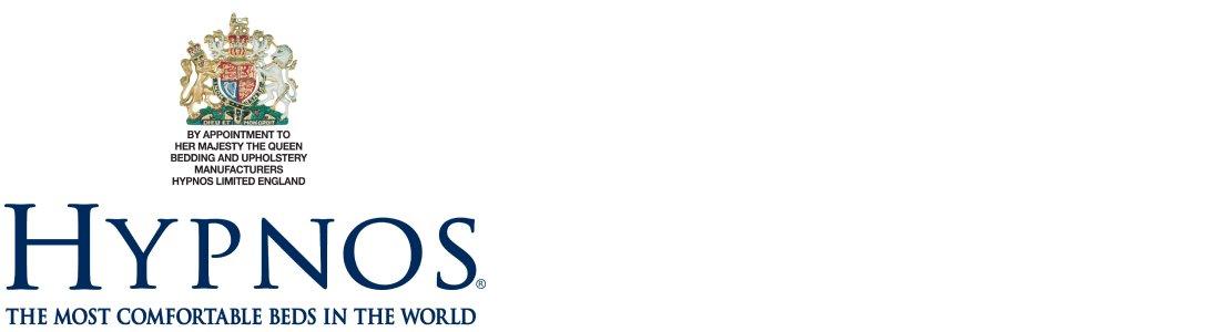 a logo for hypnos on a white background